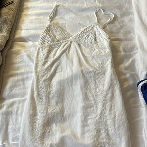 Zara White Chemise Dress